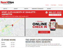 Tablet Screenshot of haircutmenarboretumcharlottenc.com